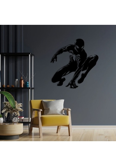 Spider-man Şehrin Muhafızı Metal Duvar Dekoru