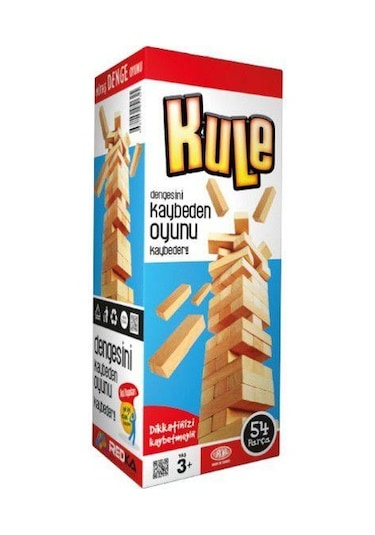 Redka Müthiş Ahşap Denge Kule Oyunu 3+
