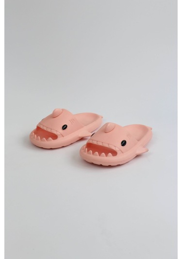 Wagoon Wg500 Köpekbalığı Pembe Unisex Tam Ortopedik Terlik Shark Slides Pembe