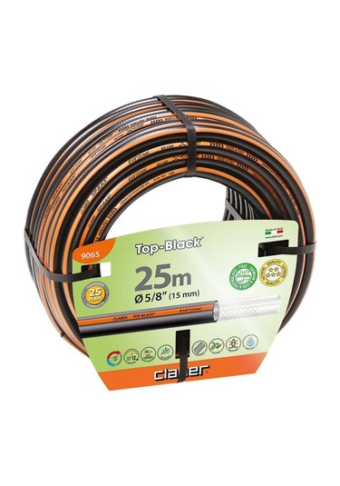 Claber 9065 Top Black Sulama Hortumu, 25 M, 5/8