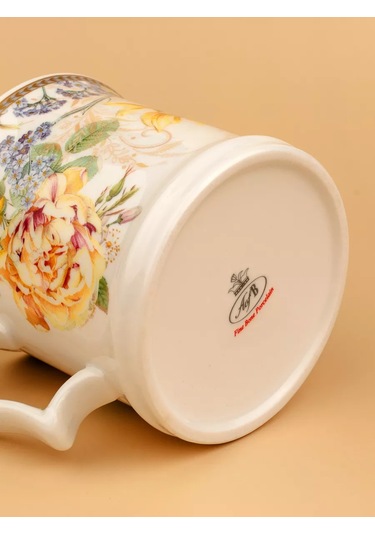 Aura Of Bohemia 400 Ml Çay Ve Kahve Fincanı Porselen Hediye 238956693 Gri