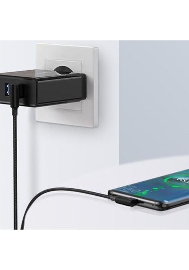 Helt HT-81 Plastik 100 CM Micro Şarj Ve Data Kablosu Kırmızı