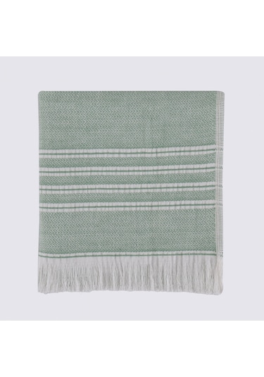 Ecocotton Elis Yeşil-krem 3 Parça Organik Mutfak Havlu Seti 40 X 60 Cm. Yeşil - Krem