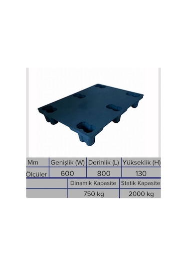 60 80 Plastik Palet