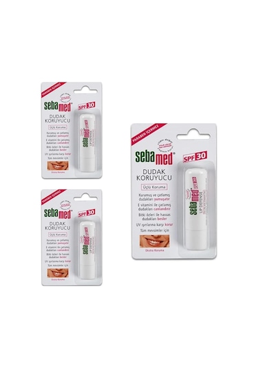 Koruyucu Dudak Bakım Kremi Spf 30 X3
