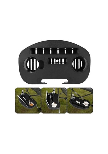 Bloomnest Sandalye Tepsi Bardak Tutucu - Sandalye Masa, Bardak Tutucu Tepsi, Plaj Sandalye, Kamp Sandalye Uyumlu, A1142 Altın-siyah Altın - Siyah