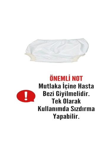 Benlife Emici Ribanalı Hasta Külotu Slip Külot S
