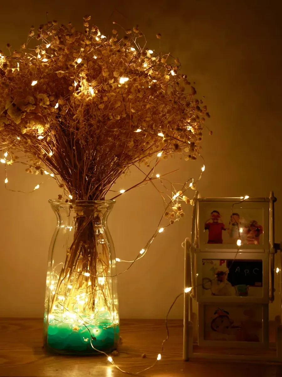 Familylove Pil İle Çalışan 1 Metrelik Buket İçin Çelenk, Ros Na İp Küçücük 182458168 Beyaz