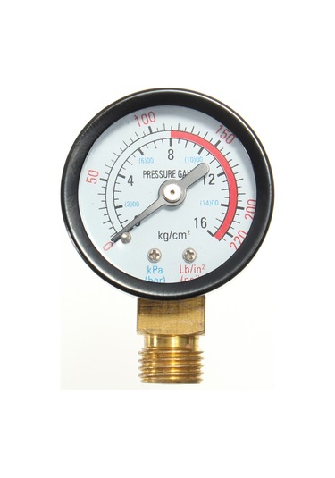 Dn15 1/2 Pirinç Su Basıncı Düşürücü Bakım Vanaları Regülatör Ayarlanabilir Tahliye Vanaları Manometre İle 85 63mm