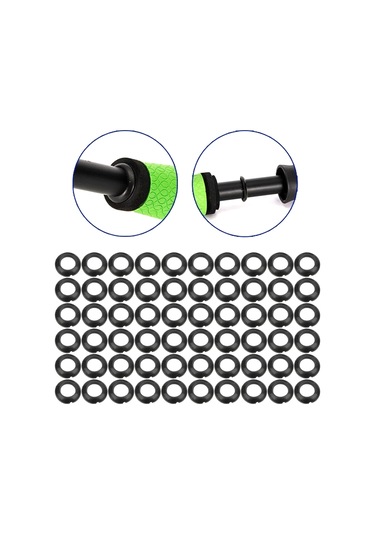 Wezone 60 Adet Silikon Olta Sapı Koruma Yastığı - Olta İp Çıkmamasını Engeller, Sapı Kırılmaz Sağlar - 8.5mm