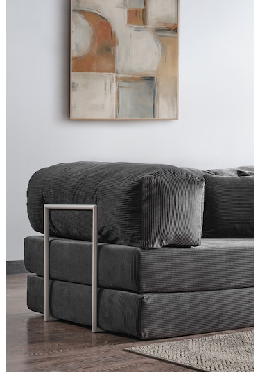 Legom Avanos Aktivite Koltuğu Yatak Olabilen Çok Amaçlı Kanepe Koltuk Takımı Antrasit Antrasit