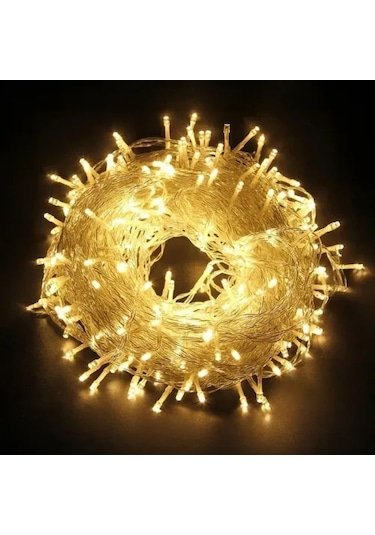 10m 100 Led Boncuk Lamba Gün Işığı Çok Renkli