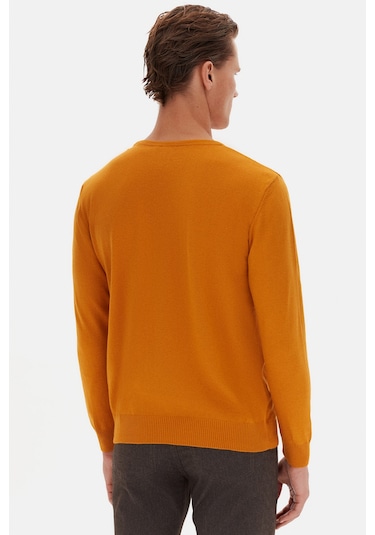 Ds Damat Regular Fit Sarı Düz Kazak 1hc060196016m 501