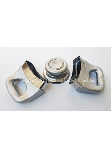 Gümüş Gri Tencere Tavalara Uygun Sap Kulp Tutamak Tencere Sapı