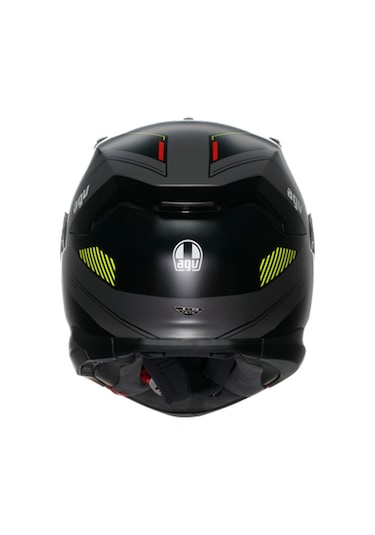 Agv K7 Mplk Kyber Motosiklet Kaskı Mat Gri - Neon Sarı