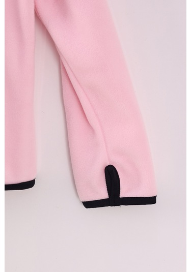 Monox Çocuk Unisex Parmak Geçmeli Polar Ceket Pembe