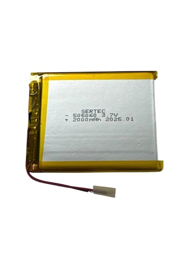 505060 3.7v 2000 Mah Li-polymer Pil Devreli/1.5a