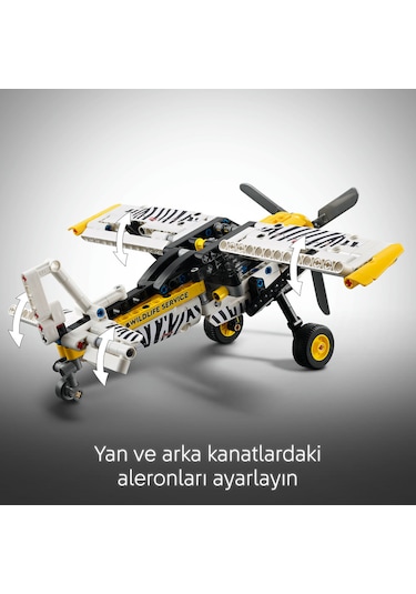 LEGO® Technic Arazi Uçağı 42198 - 8 Yaş ve Üzeri Çocuklar için Koleksiyonluk Yaratıcı Oyuncak Yapım Seti (333 Parça)