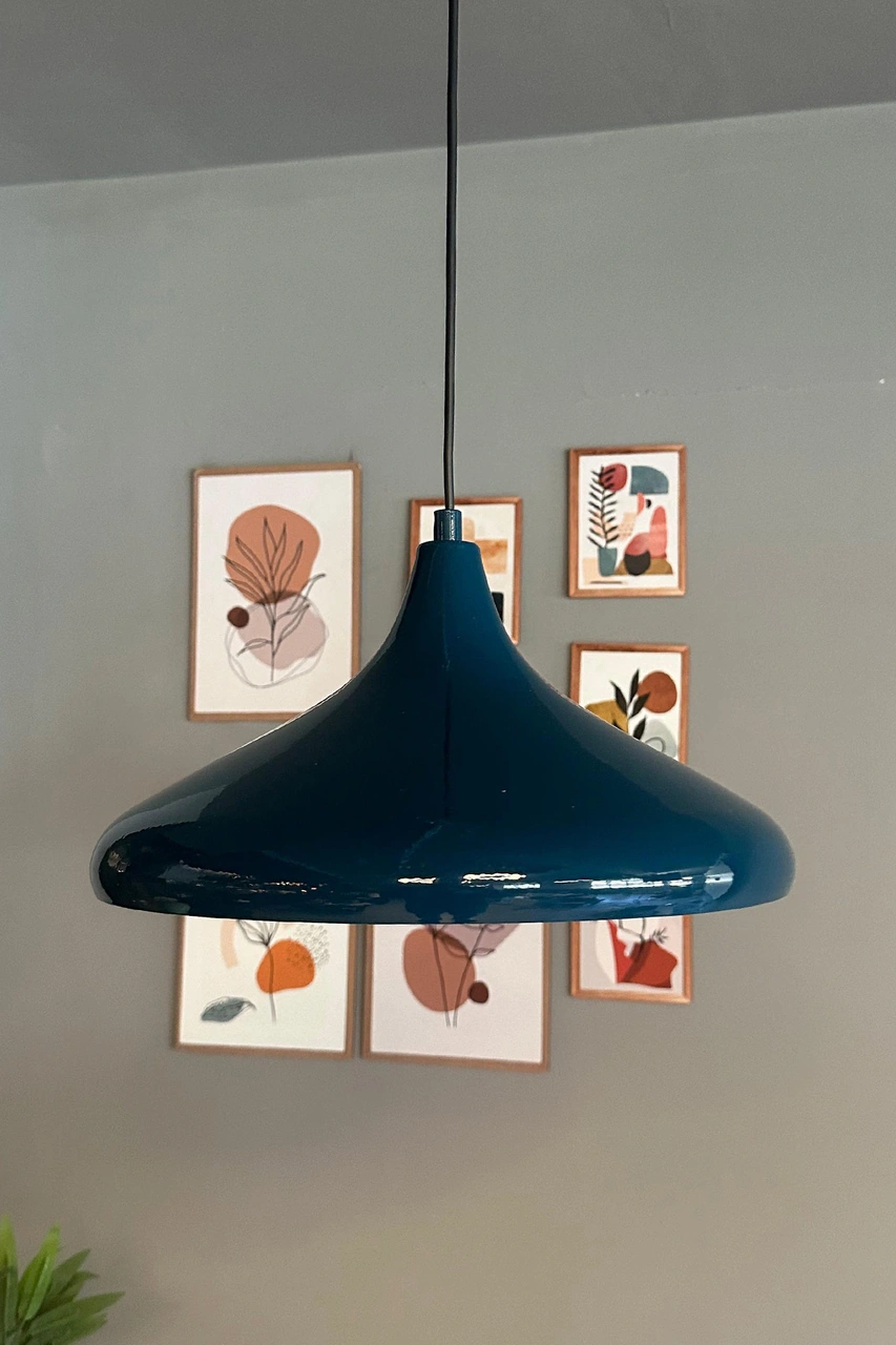 Champion Deniz Yeşili Tekli Avize Sarkıt Salon Mutfak Cafe Butik Lamba Aydınlatma Avizeler Su Yeşili