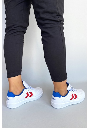 Hummel Court 1990 Unisex Spor Ayakkabı Beyaz - Mavi