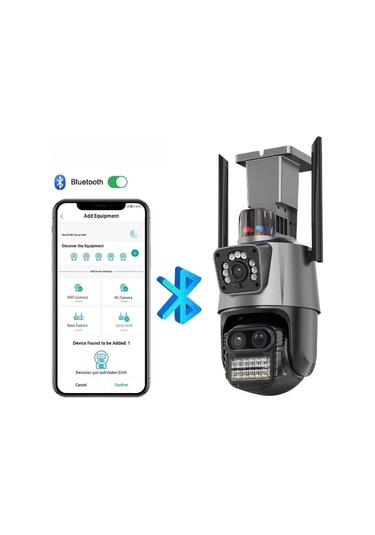 3 Lens Wi-fi Güvenlik Kamerası