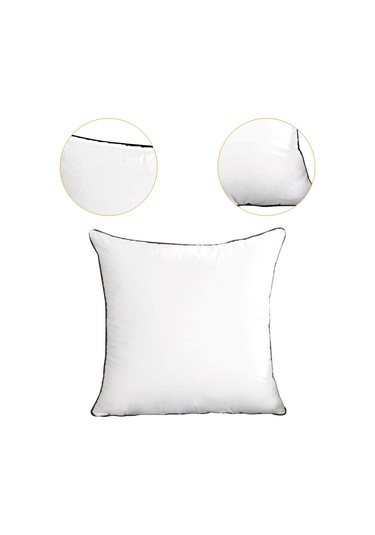 Suntek Yastık Ek Parçası Rahat Kare Pamuklu Atkı 55cmx55cm-1100g-mor-kenar Mor Kenar