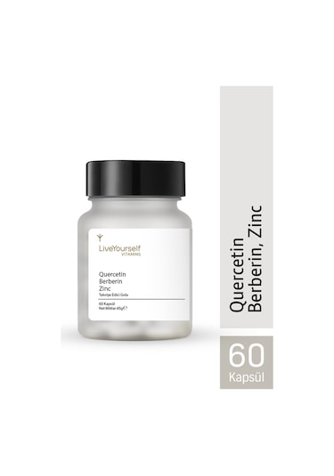 Live Yourself Quercetin Berberin Zinc 60 Kapsül