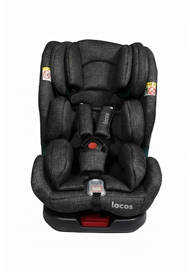Locos 0-36 Kg 360 Derece Dönebilen İsofixli Çocuk Oto Koltuğu Siyah