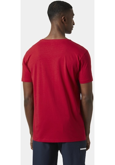 Helly Hansen Shoreline 2.0 Erkek T-shirt-27995-kırmızı Kırmızı