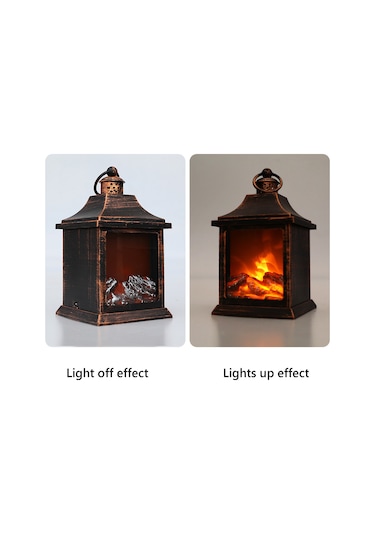 Qingmipy Retro Led Şömine Feneri, Romantik Aydınlatma Ve Parti Dekorasyonu İçin Mükemmel Seçim Diğer