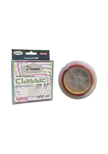 Kendo Classic 8 x 300mt 0,20mm Multicolor Örgü İp Misina