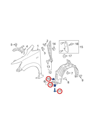 Fobz Metal Klipsli 20'li Otomobil Vida Seti 391712916