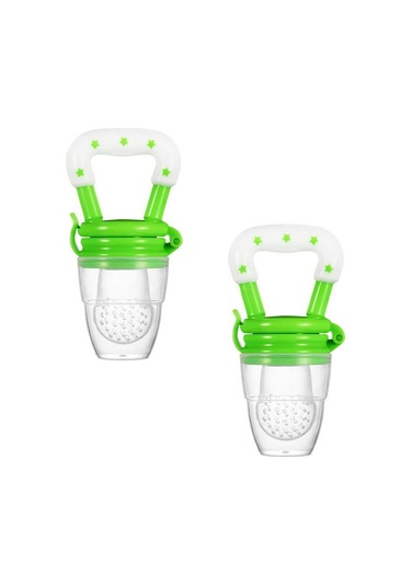 Vkemall 6-12 Aylık Bebekler İçin 2'li Silikon Yemek Besleyici Oyuncağı - Sağlıklı Yemek Tanıtımı Ve Diş Çıkmama Ağrısı Rahatlatıcı Yeşil Çok Renkli Vkemall 6-12 Aylık Bebekler İçin 2'li Silikon Yemek Besleyici Oyuncağı - Sağlıklı Yemek Tanıtımı Ve Diş Çıkmama Ağrısı Rahatlatıcı Yeşil Çok Renkli