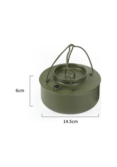 Suntek Kamp Su Isıtıcısı Çaydanlık Kamp Tencere Açık Su Yeşil