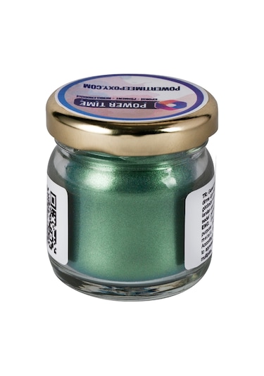 Sedefli Metalik Toz Pigment Boya / Koyu Yeşil / Epoksi Için