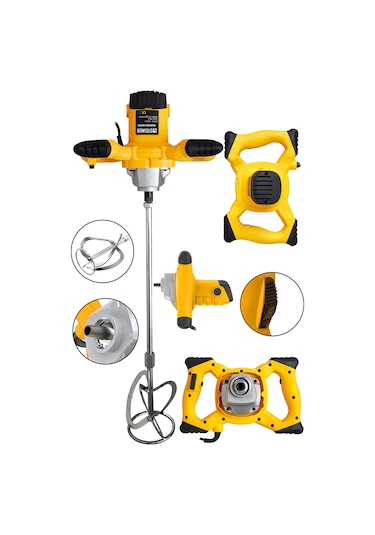 Steiner 2800 W Bakır Sargı Alçı Boya ve Harç Karıştırıcı Mikser