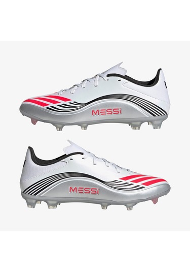 Adidas F50 Messi League Firm-multi Ground Unisex Beyaz Çim Saha Kramponu Jp7446 Beyaz