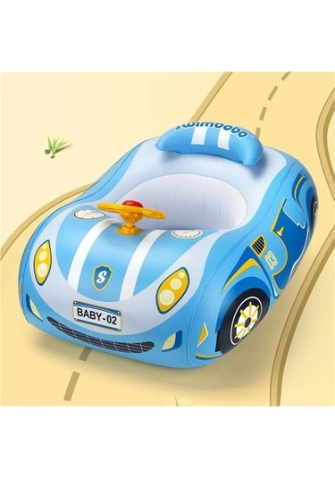 Motion003 Yaz Swimrings Şişme Şamandıra Oyuncak Mavi Jialan Havuzu Havuz Bebek Pu Mavi