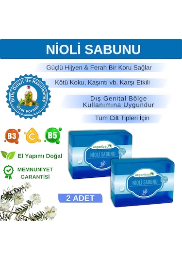 Organicsun Doğal Nioli Sabunu 2 x 140 G