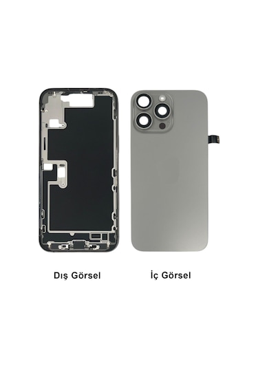 Teknonet Apple Uyumlu iPhone 16 Pro Dolu Kasa - Natural Natural