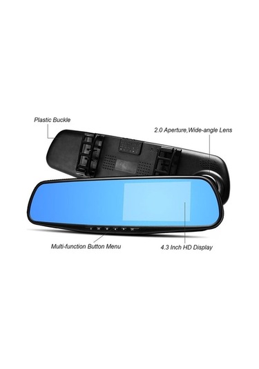 Supermarket1 1080p Hd Araç Geribakış Aynası, 170 Geniş Açı, G-sensor, Döngüsel Kayıt, Park Monitörü, Sürücü Kaydedici