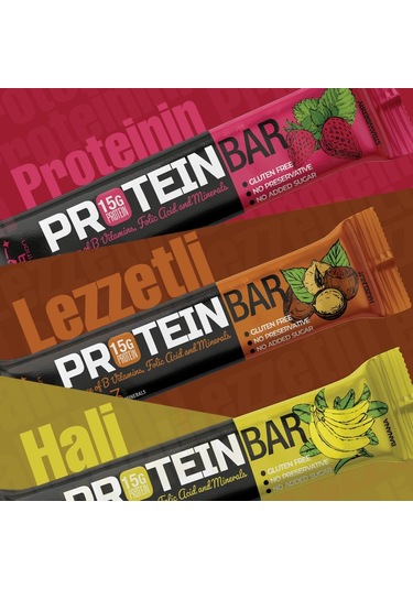 Protein Bar Tanışma Paketi 50 Gr. X 3 Adet