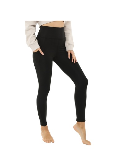 Scorp Joy Yüksek Bel Cepli Spor Tayt Siyah