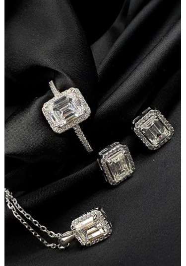 Sky Dıamond Gümüş Takı Seti (516767261)