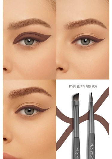 Alix Avien Yüksek Pigmentli Suya Dayanıklı Uzun Süre Kalıcı Mat Jel Eyeliner Intense Gel Liner 03 Russet Brown