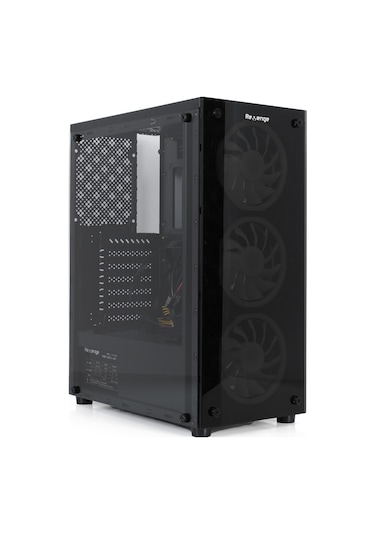 Revenge Clear 3 Fanlı Temperli Cam Panel Gaming Oyuncu Bilgisayar Kasası