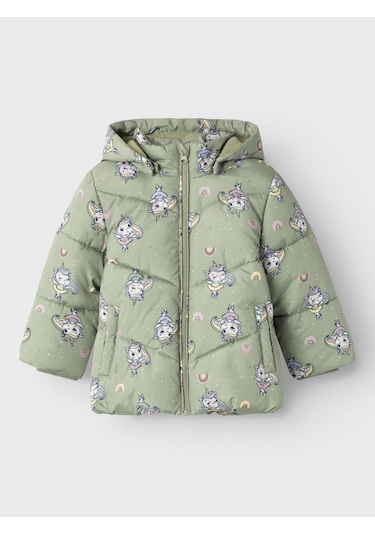 Name It Nmfmay Kız Çocuk Mont Yeşil