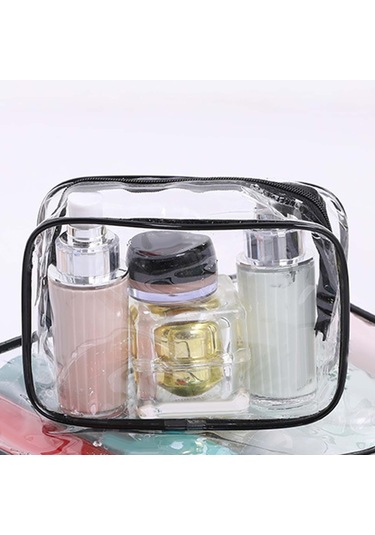 Homyl Saç Aksesuarları Için Temizle Makyaj Çantası Seyahat