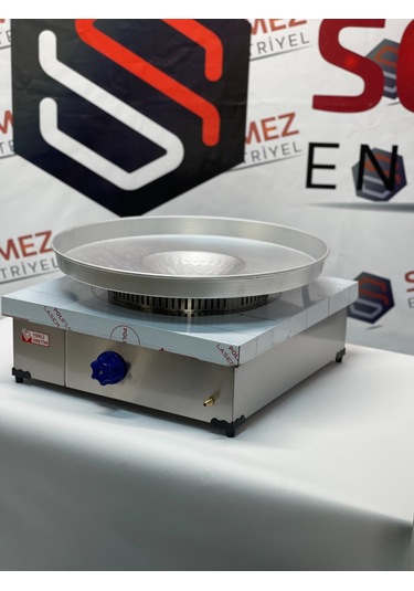 Paslanmaz Tantuni Ocağı 50 50 Cm Tepsi Dahil - Doğal Gazlı