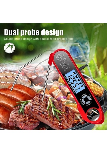 Dancemonkey Store Dijital Termometresi - Kırmızı